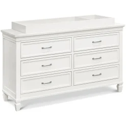 Darlington 6-Drawer Assembled Dresser in Warm White