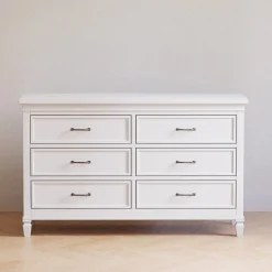 Darlington 6-Drawer Assembled Dresser in Warm White