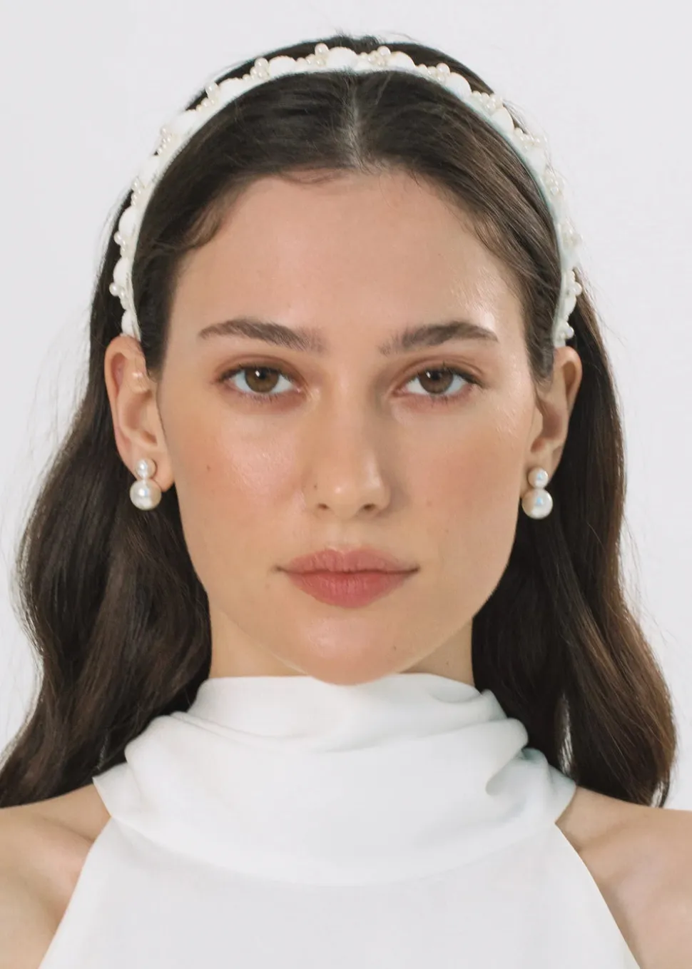 Darya Headband in Dove