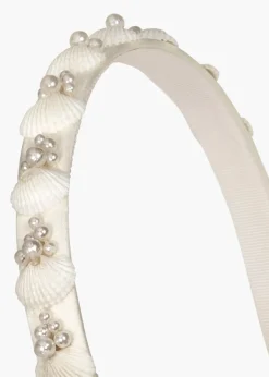 Darya Headband in Dove