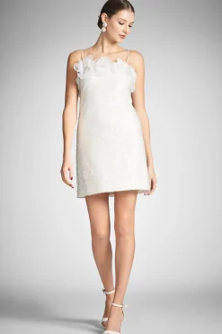 Dasha Dress in Clear/Ivory
