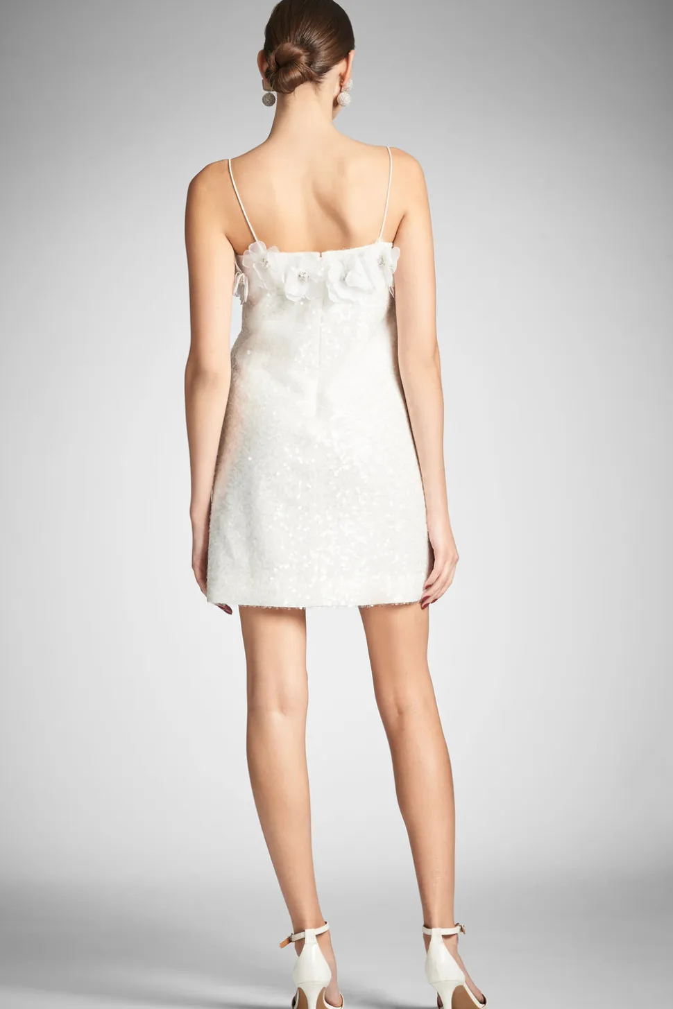 Dasha Dress in Clear/Ivory