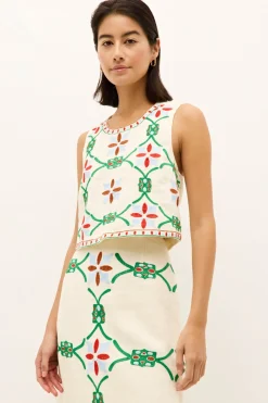 Davis Top in Trellis