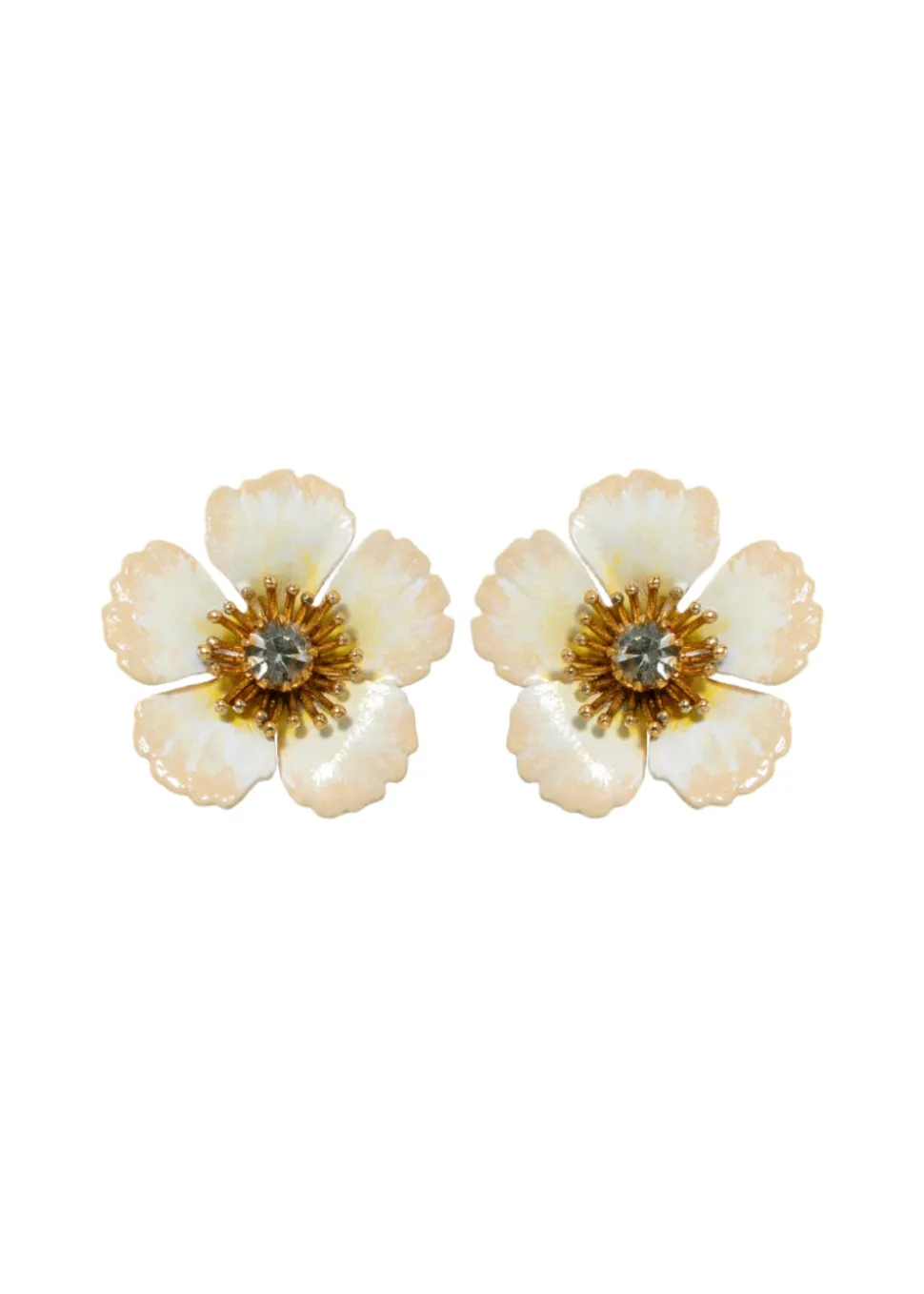 Deb Earrings in Champagne