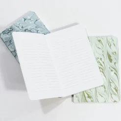 Decorative Marble Pocket Journals, Set of 3