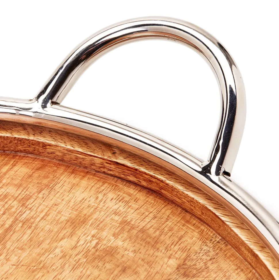 Decorative Round Serving Tray
