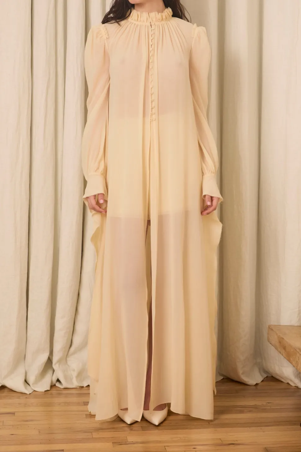 Delaney Blouse in Washed Chiffon