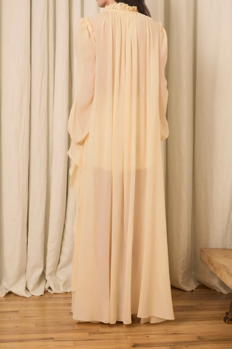 Delaney Blouse in Washed Chiffon