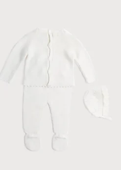 Delicate Lace Cotton Set in Ivory