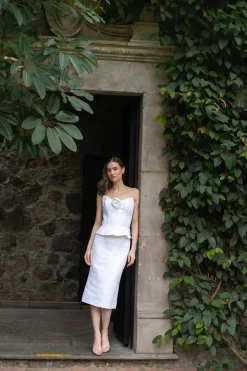 Delicias Skirt in White