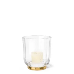 Delmara Crystal Votive Holder, Hurricane