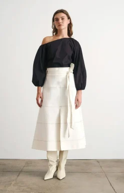 Denim Hudson Skirt in Chalk