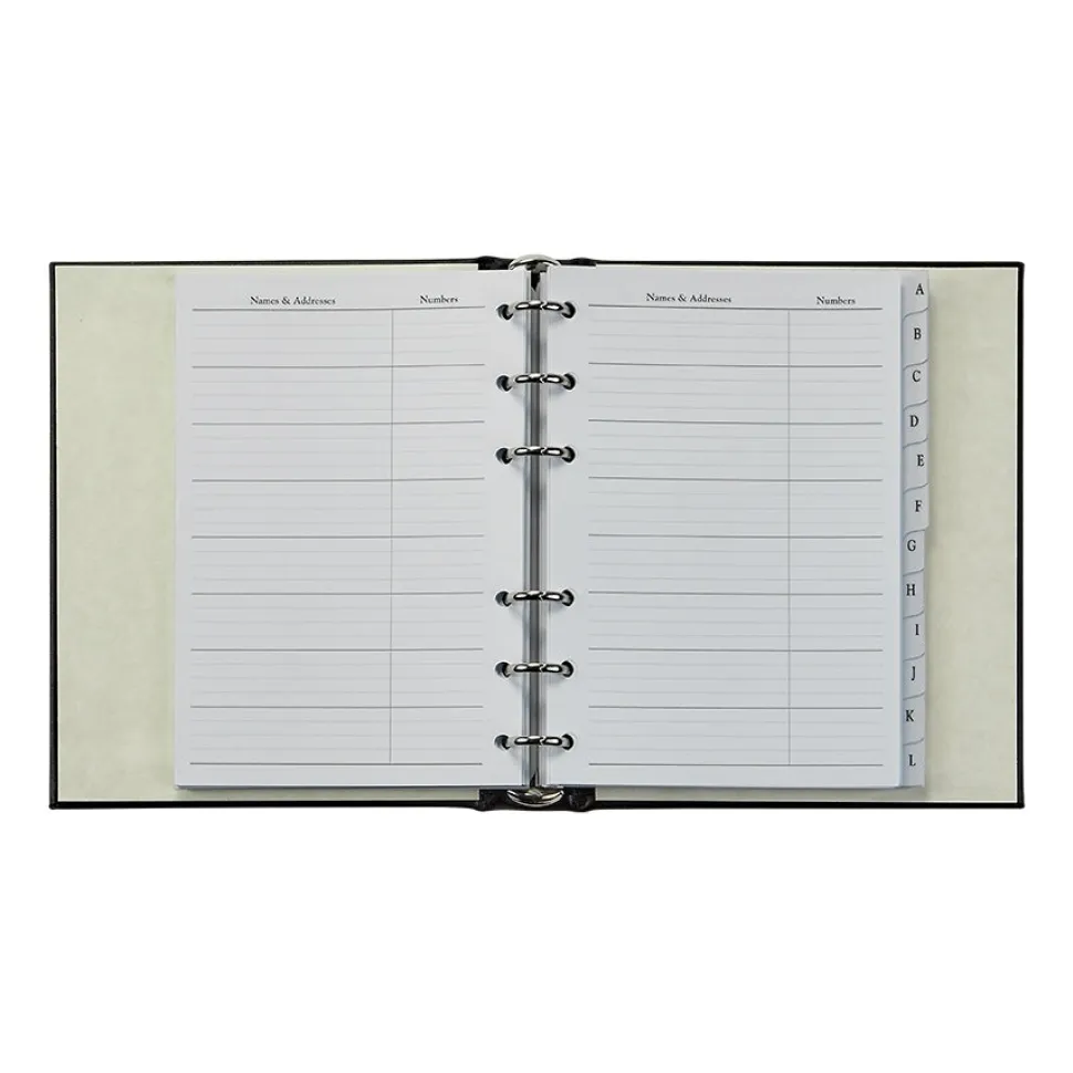 Desk Address Book in Bonded Leather