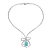 Diamond Bow Necklace