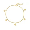 Diamond Five Nesting Gem Bracelet
