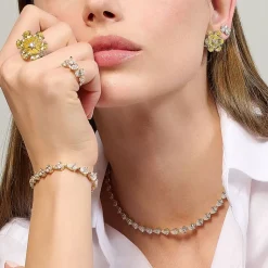 Diamond Nova Eternity Necklace