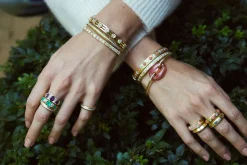 Diamond Pickle Ball Bracelet