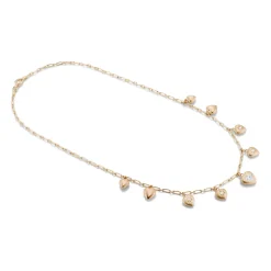 Diamond Puffy Heart Necklace