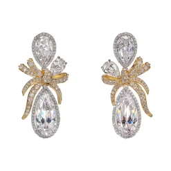Diamond Ruban Earrings