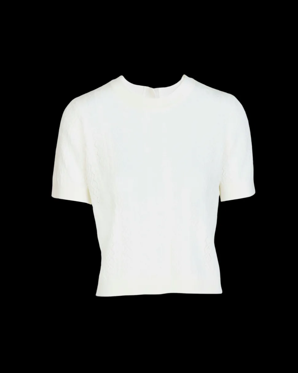 Diane Knit Top in Cream