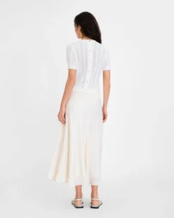 Diane Knit Top in Cream
