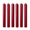 Dinner Candles in Aster Red