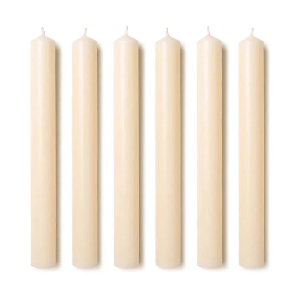 Dinner Candles in Foxglove Ivory