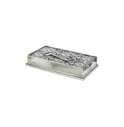 Dinner Napkin/Guest Towel Box with Key Weight