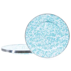 Dinner Plates in Sea Glass, Set of 4