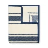 Dockside Stripe Navy Blanket