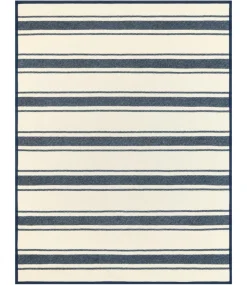 Dockside Stripe Navy Blanket