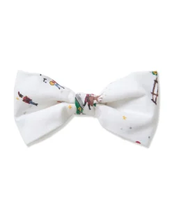 Dog Twill Bow Tie in Holiday Town