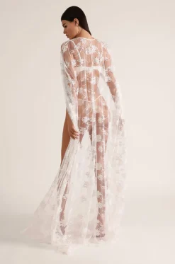 Dominique Cape in Ivory