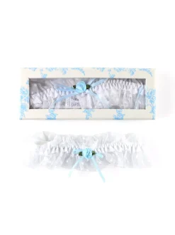 Dotted Tulle Garter