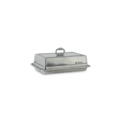 Double Butter Dish with Cover