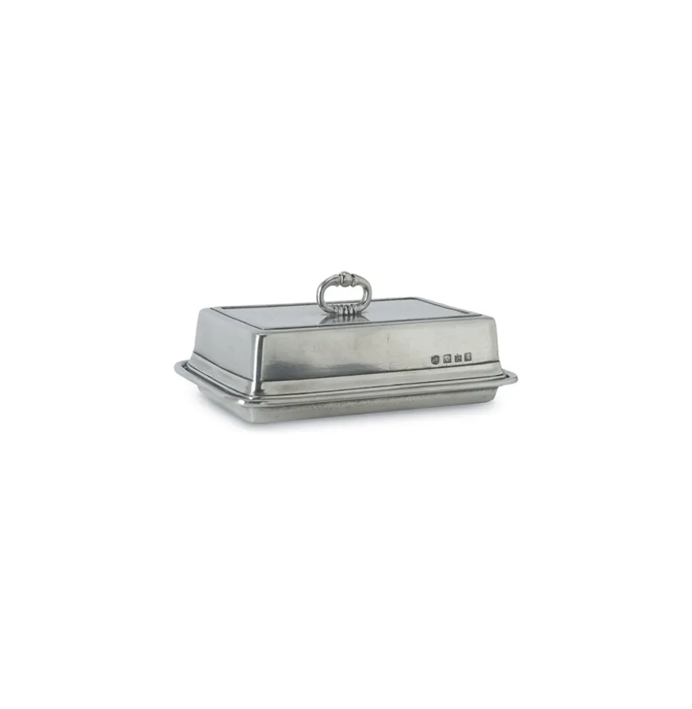 Double Butter Dish with Cover