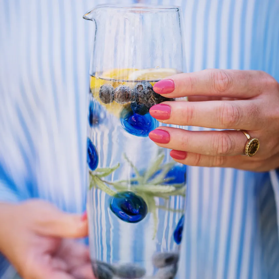 Drop Blue Pitcher
