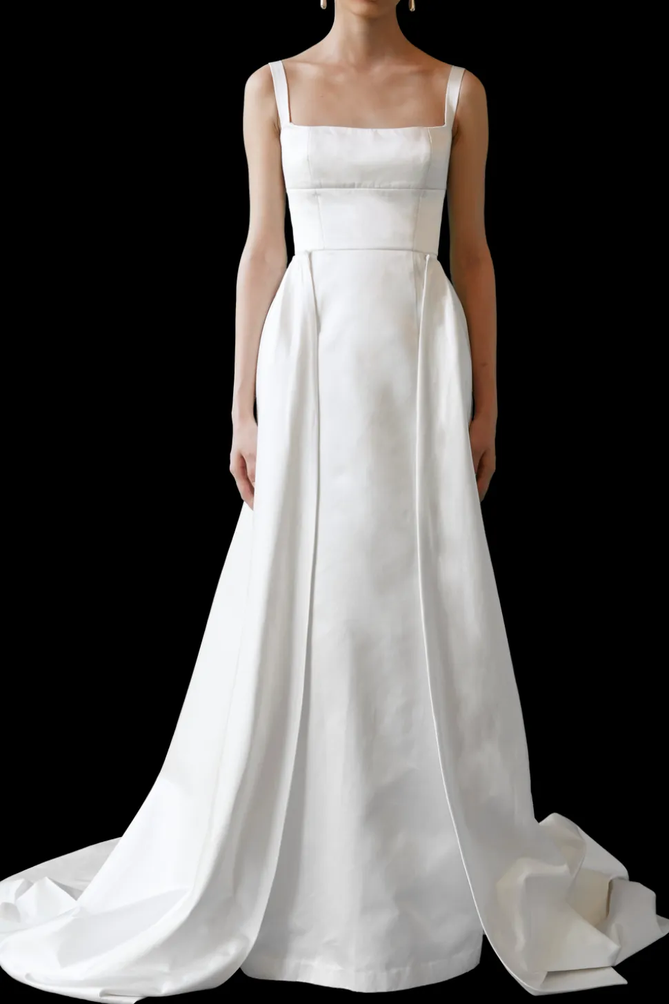 Duchesse Satin Detachable Train | STYLE 131