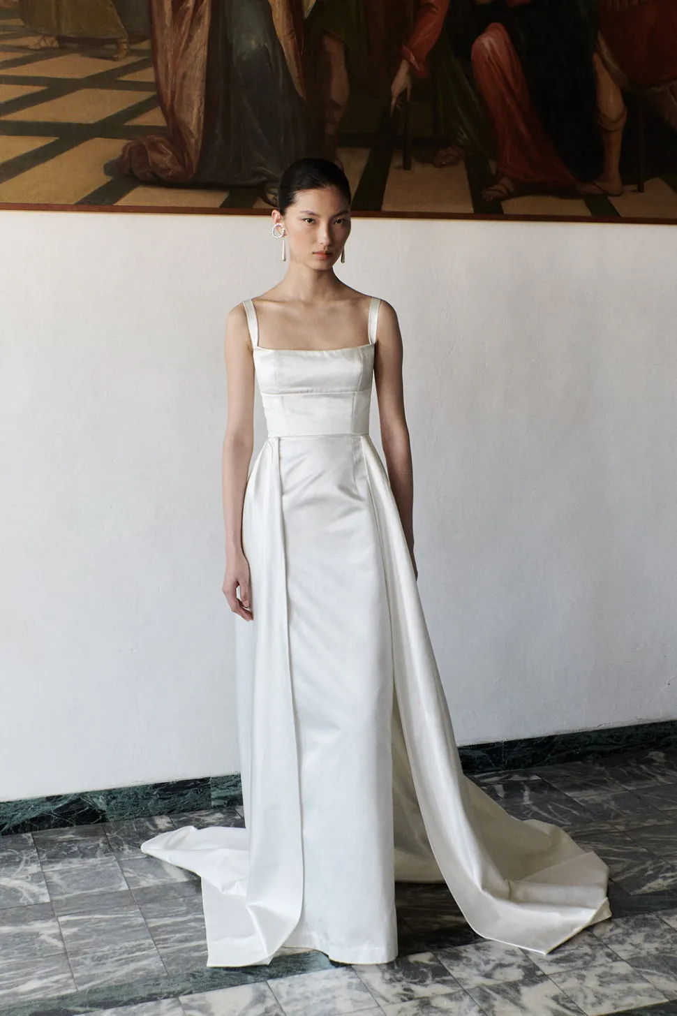 Duchesse Satin Detachable Train | STYLE 131