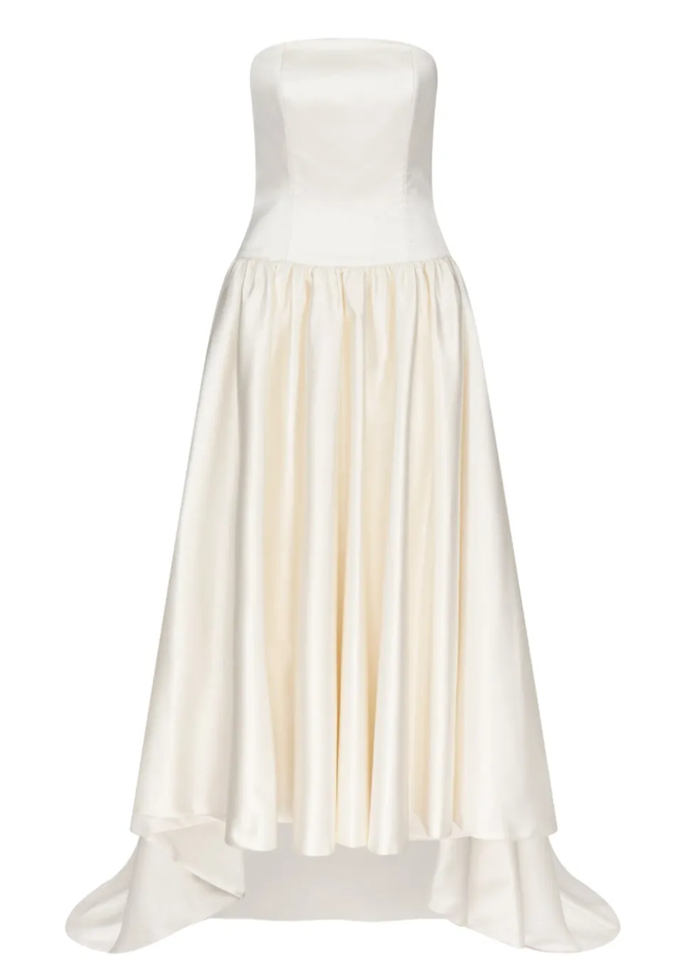 Duchesse Satin Drop Waist Gown | STYLE 093
