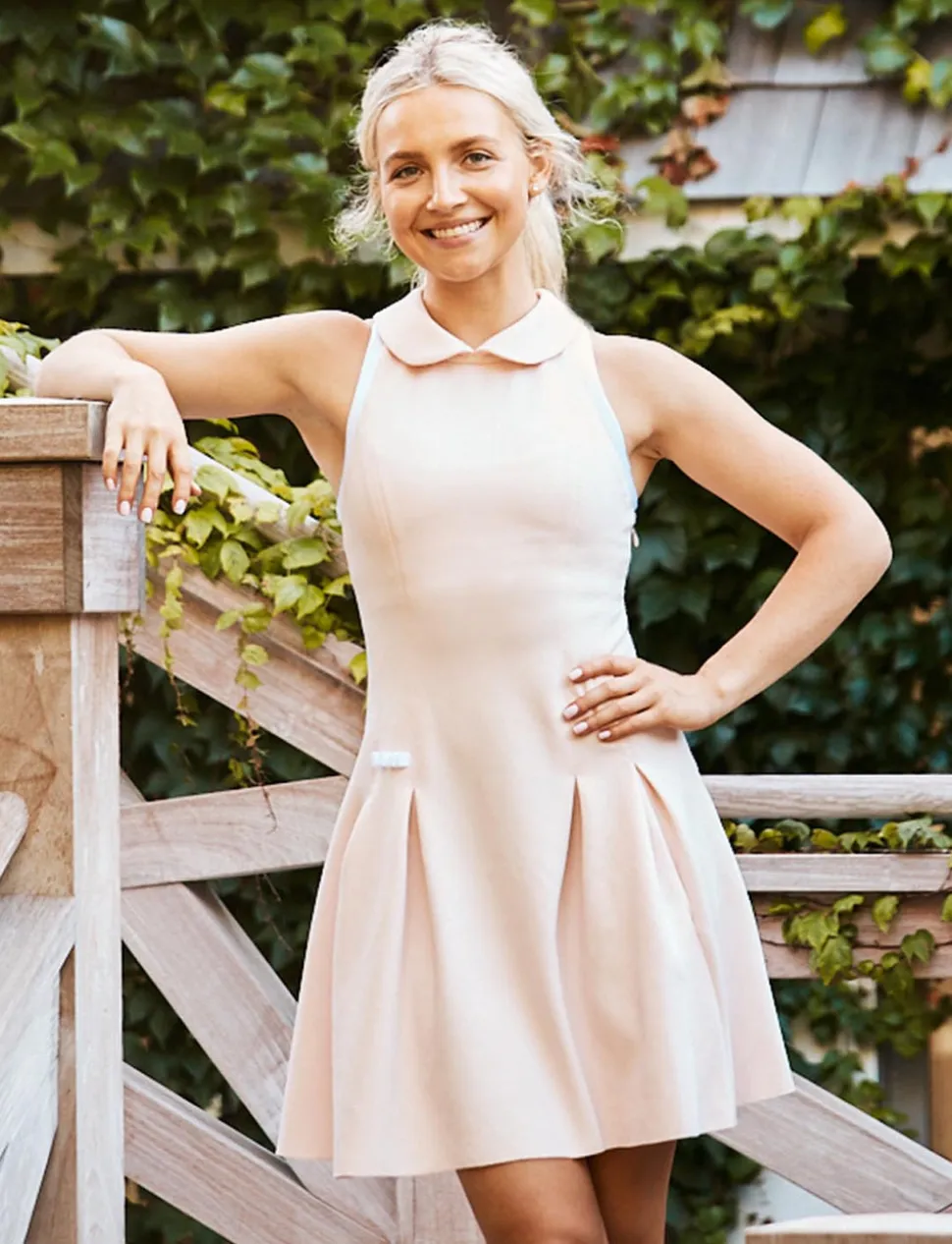 Dune Racerback Dress With Collar