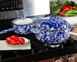 Dutch Oven in Cobalt Swirl