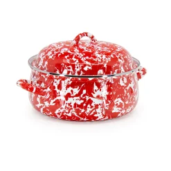 Dutch Oven in Red Swirl