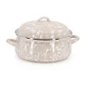 Dutch Oven in Taupe Swirl