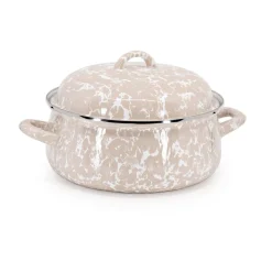 Dutch Oven in Taupe Swirl