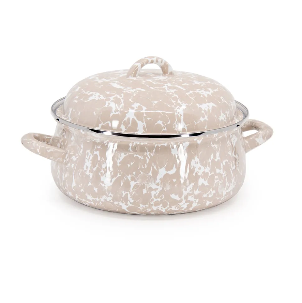 Dutch Oven in Taupe Swirl
