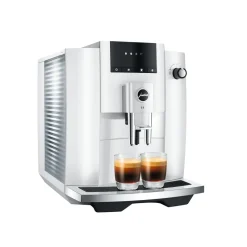 E4 Fully Automatic Coffee Machine in Piano White