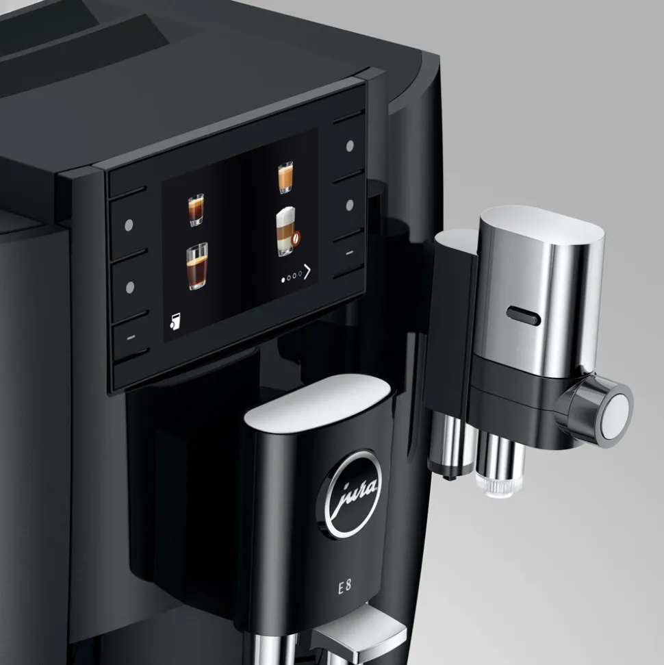 E8 in Piano Black
