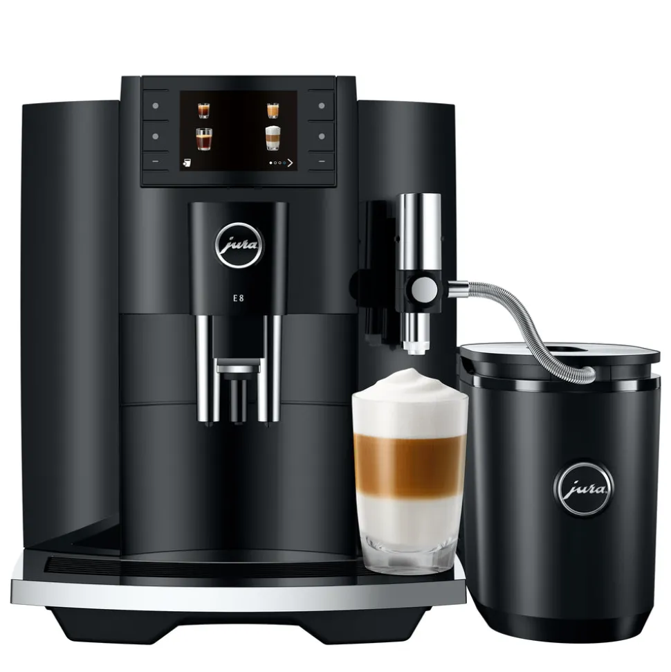 E8 in Piano Black