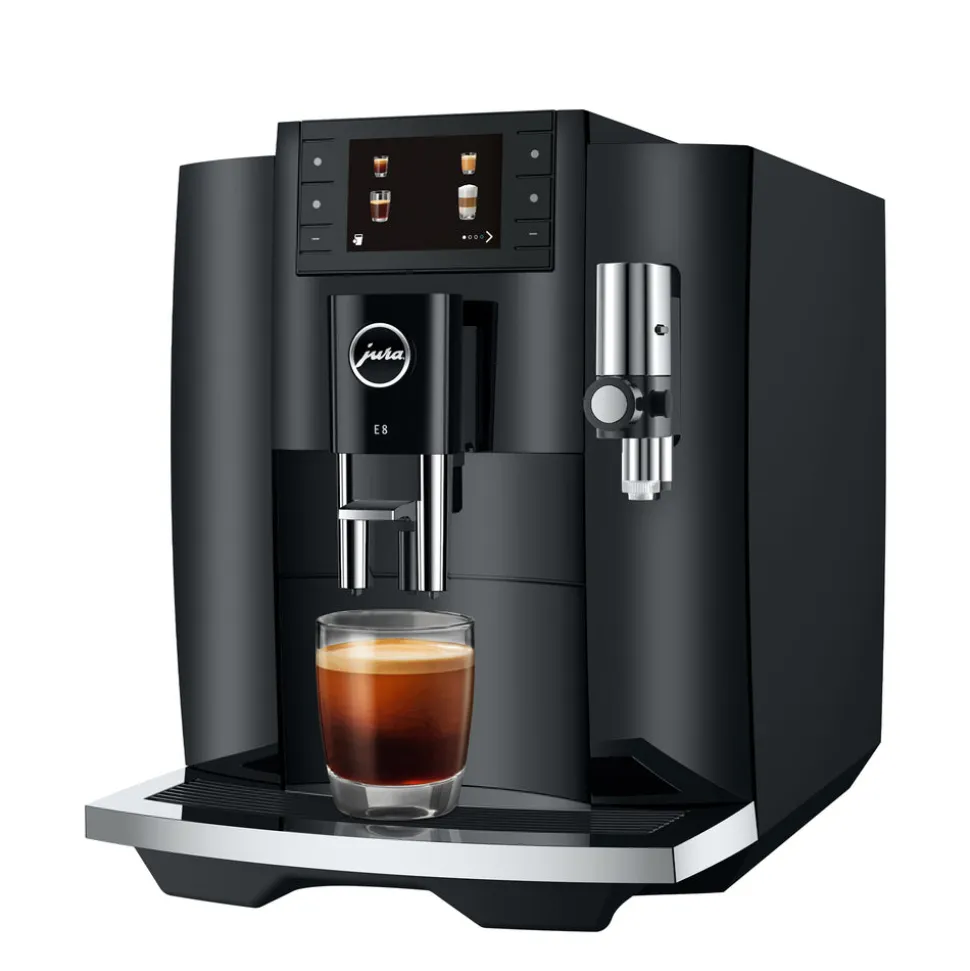 E8 in Piano Black